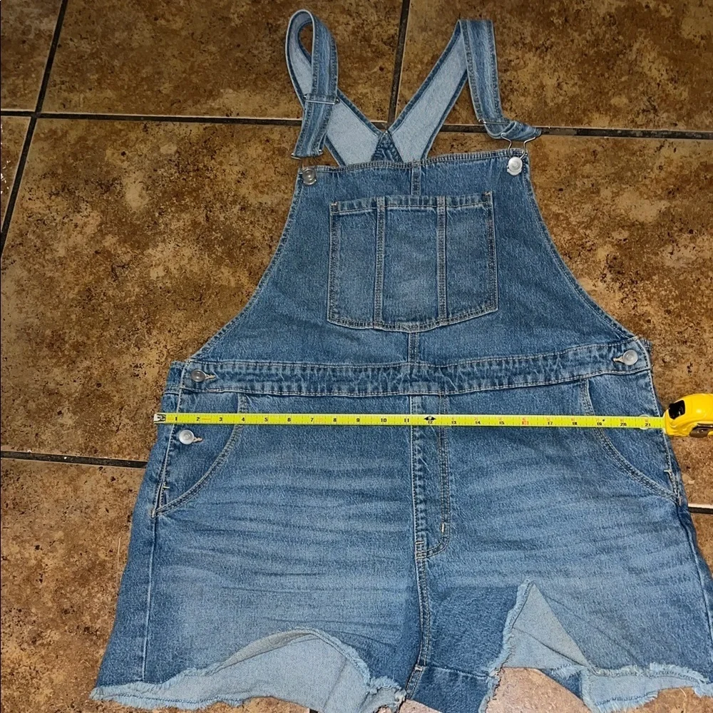 NOBO Blue Denim Women's Overalls with Front Bib Pocket